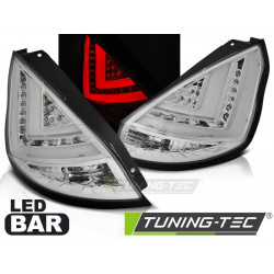 LED ZADNJE LUČI FORD FIESTA MK7 12-16 HB KROM LED BAR