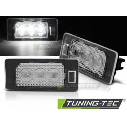 LED osvetlitev registrske tablice (3 luči) CLEAR za BMW E90 / F30 / F32 / E39 / E60 / F10 / X3 / X5 / X6