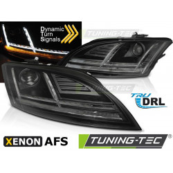 XENON HEADLIGHTS LED DRL BLACK SEQ for AUDI TT 10-14 8J with AFS