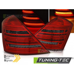 LED TAIL LIGHTS RED SMOKE SEQ W222 LOOK for MERCEDES W221 S-KLASA 05-09