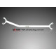 Stebrički Daihatsu Charade G100 87-94 1.6 Ultra-R Front Upper Strutbar | race-shop.si