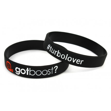 Rubber wrist band Got Boost? silicone wristband (Black) | race-shop.si