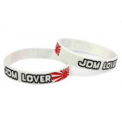 JDM Lover silicone wristband (White)