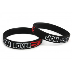 JDM Lover silicone wristband (Black)