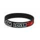 Rubber wrist band JDM Lover silicone wristband (Black) | race-shop.si