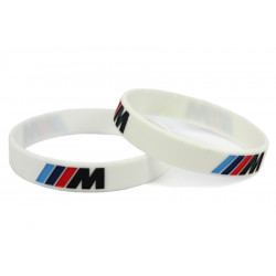 M-Power silicone wristband (White)