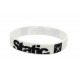 Rubber wrist band Static silicone wristband (White) | race-shop.si