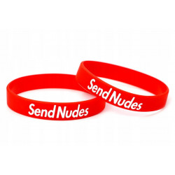 Send Nudes wristband (Red)
