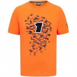 T-Shirt RedBull Racing Verstappen number 1, orange