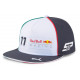 Pokrovčki Sergio Perez Red Bull Racing flat cap, white | race-shop.si