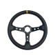 Volani RRS Monte Carlo steering wheel - F65 350mm-BLACK - Imitation leather | race-shop.si