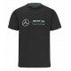 Majice T-Shirt Mercedes Benz AMG Petronas F1, black with large logo | race-shop.si