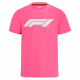 Majice Large Formula 1 Logo T-Shirt (Pink) | race-shop.si