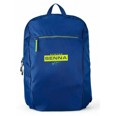 Torbe, denarnice Ayrton Senna Packable Backpack (Navy) | race-shop.si