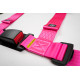 Varnostni pasovi in dodatna oprema 4-točkovni varnostni pasovi RACES Classic series, 2" (50mm), pink | race-shop.si