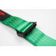 Varnostni pasovi in dodatna oprema 4-točkovni varnostni pasovi RACES Classic series, 2" (50mm), Zelene barve | race-shop.si