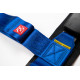 Varnostni pasovi in dodatna oprema 4-točkovni varnostni pasovi RACES Classic series, 2" (50mm), modre barve | race-shop.si