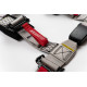 Varnostni pasovi in dodatna oprema 4-točkovni varnostni pasovi RACES Tuning series, 2" (50mm), gray | race-shop.si