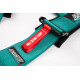 Varnostni pasovi in dodatna oprema 5-točkovni športni varnostni pasovi RACES Motorsport 3" (76mm) (LIMITED EDITION), aqua zelena | race-shop.si