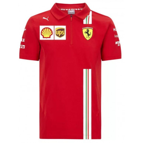 Majice FERRARI TEAM polo T-shirt, red | race-shop.si