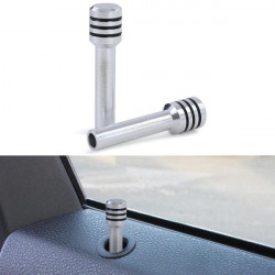 Poliran aluminijasti zatič za varnostno zaklepanje, par za BMW 3 Series E36 90-96 E30 83-90