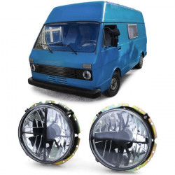 Prozorni žarometi Black Smoke z križem za VW LT 28 35 40 45 75-85