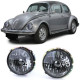 RACES žarometi za VW Beetle + Convertible 73 (H4), črno-dimna, prozorna