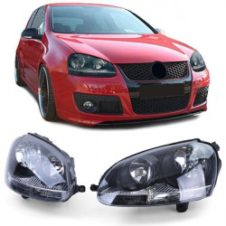 Set črnih žarometov športna različica za VW Golf 5 + Jetta 3