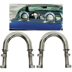 Roll Bar Roadster Bar iz poliranega nerjavečega jekla za Mercedes SLK 96-05 R170