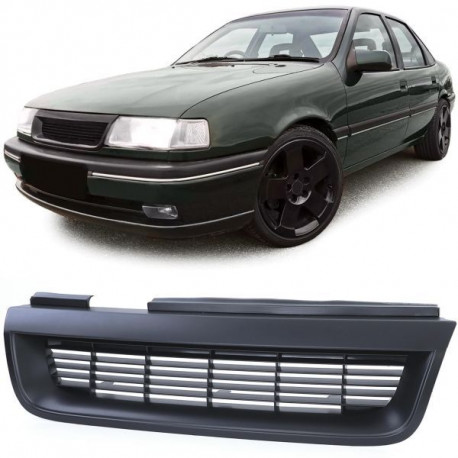Body kit a vizuálne doplnky Športna maska (rešetka) brez logotipa črna mat za Opel Vectra A 92-95 | race-shop.si