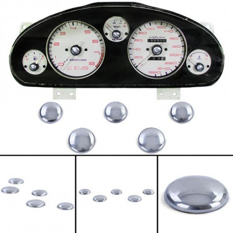 Body kit a vizuálne doplnky Pokrovi kazalcev merilnika hitrosti iz nerjavečega jekla, visok sijaj, za Mazda MX5 NA 89-98 | race-shop.si