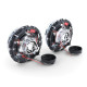 Osvetlenie Angel Eyes sprednji žarometi z križem črna za VW LT 28 35 40 45 75-85 | race-shop.si