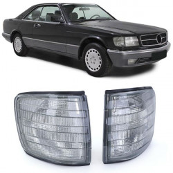 Smerniki črno zatemnjeno za Mercedes S-Class Coupe C126 SEC 80-91