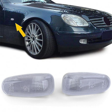 Osvetlenie Stranski smerniki, bela, komplet za Mercedes Sprinter Vito W210 SLK R170 | race-shop.si