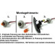 Osvetlenie LED stranski smernik, črno temna za BMW E46 E60 E61 X3 E83 | race-shop.si
