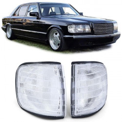 Smerniki, beli (par) za Mercedes S-Class W126 Sedan 80-91