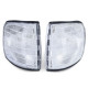 Osvetlenie Smerniki, beli (par) za Mercedes S-Class W126 Sedan 80-91 | race-shop.si