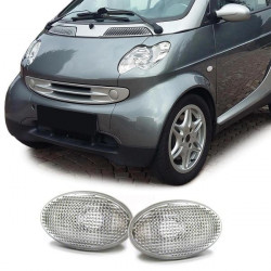 Side indicators white pair for Mercedes A-Class W168 97-04 Smart 450