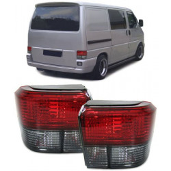 Taillights Red Black Crystal fit for VW Bus T4 90-03