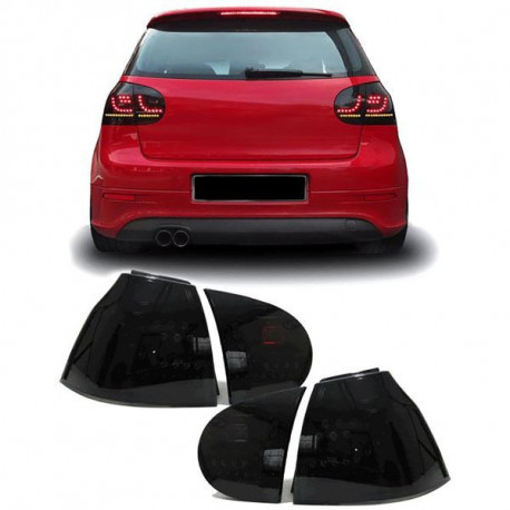 Osvetlenie LED taillights black smoke for VW Golf 5 03-08 | race-shop.si