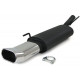 Cat back izpušni sistem RACES Sport exhaust rear silencer oval DTM for VW Golf 3 III + Cabrio 91-97 | race-shop.si