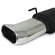Cat back izpušni sistem RACES Sport exhaust rear silencer oval DTM for VW Golf 3 III + Cabrio 91-97 | race-shop.si