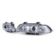Osvetlenie Clear glass Angel Eyes headlights chrome new fit for BMW 5 series E39 95-00 | race-shop.si