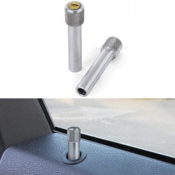 Ročica (zatič) za vrata iz aluminija STW Limited Edition Grip Srebrna za BMW 3 Series E30 E36