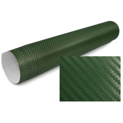 3D Carbon film self-adhesive 30cm *1.524 meters camouflage color olive green