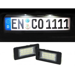 LED license plate light white 6000K suitable for BMW E39 E60 E61 X5 E70 X6 E71