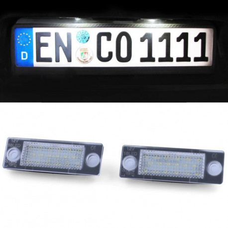 Osvetlenie LED license plate light white 6000K for VW Caddy 3 Jetta 3 Golf 5 Plus 04-08 | race-shop.si
