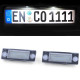 Osvetlenie LED license plate light white 6000K for VW Touran 03-10 T5 Bus 03-09 | race-shop.si