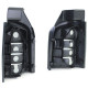 Osvetlenie Clear glass taillights Black Smoke pair for VW Bus T5 03-09 with tailgate | race-shop.si