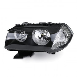Headlight H7 H7 with LWR motor black left fits BMW X3 E83 04-06
